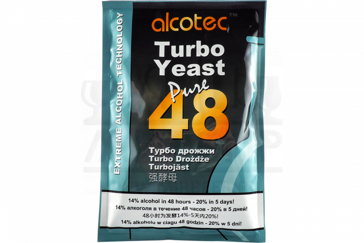 Спиртовые дрожжи Alcotec "48 Turbo Pure", 135 г